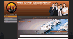 Desktop Screenshot of apachejunctionbusinessdirectory.com