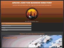 Tablet Screenshot of apachejunctionbusinessdirectory.com